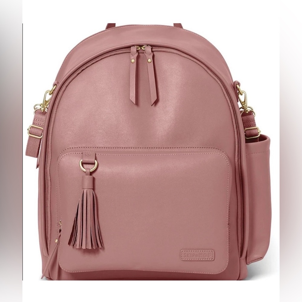 Skiphop Greenwich Tasseled Vegan Leather Backpack